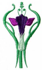 Art Nouveau Medium Iris