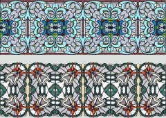 BFC1025 Stained Glass Tiles II