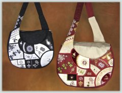 BFC1045  QIH Crazy Quilt Handbag