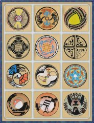 BFC1050 Southwestern Quilt Circles