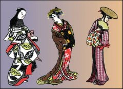 BFC1063 Three Geishas II