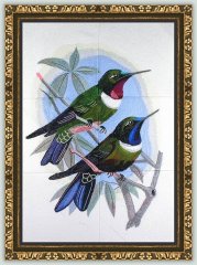 BFC1085 Window- Two Hummingbirds