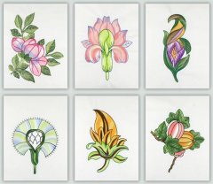 BFC1119 Variegated Fun Flowers