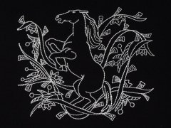 BFC1125 Blackwork Horses - 04