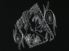 BFC1125 Blackwork Horses - 10