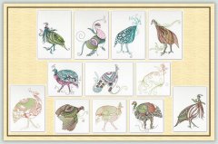 BFC1141 D.E.S-Filled Guinea Hens