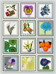 BFC1161 QIH-Fruit and Flower Quilt Blocks