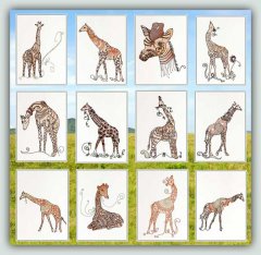 BFC1186 Decorative Element Series-Filled Giraffes