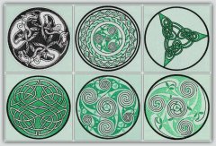 BFC1216 QIH-Celtic Quilt Circles