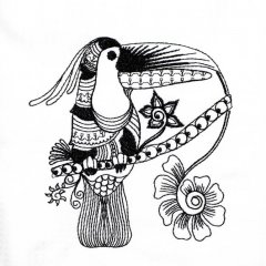 BFC1217 Blackwork Birds 11