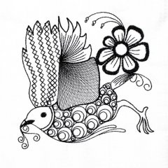 BFC1217 Blackwork Birds 12