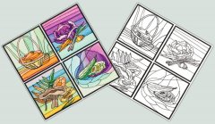 BFC1231 QIH Stained Glass Veggie Blocks