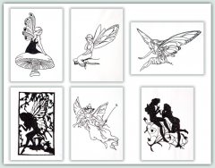 BFC1245 Blackwork Fairies II