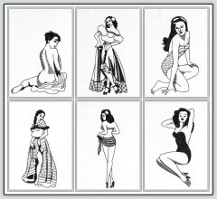 BFC1253 Blackwork Ladies