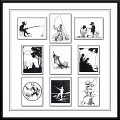BFC1264 Blackwork - Goin' Fishing