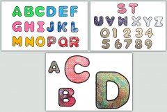 BFC1277 Alphabet Gone Crazy