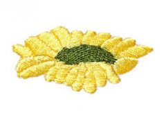 Art Nouveau Small Sunflower