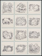 BFC1321 DES-Blackwork Deer