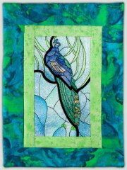 BFC1346 Stained Glass Peacock Two Ways