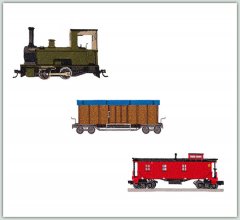 BFC1348 Three Toy Trains II