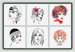 BFC1388 Classy Ladies - Sketches