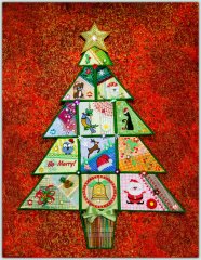 BFC1414 QIH Crazy Patch Christmas Tree