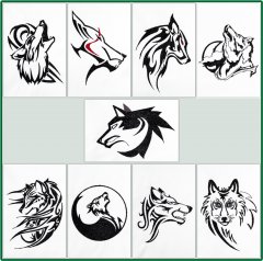 BFC1482 Tribal Wolves