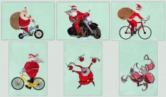 BFC1492 Outrageous Santas