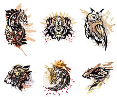 BFC1580 Tribal Animals