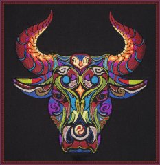 BFC1589 Large Decorative Portrait of a Bull