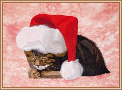 BFC1617 Large Christmas Kitten