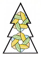 BFC1618 Patchwork Christmas Trees 06