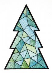 BFC1618 Patchwork Christmas Trees 12