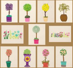 BFC1645 Gardening Quilt Collection - The Arboretum