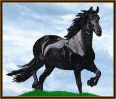 BFC1652 Large Friesian Horse