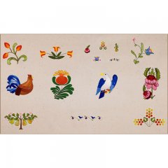 BFC1653 Folk Art Inspired