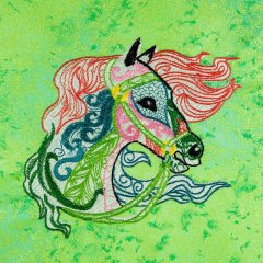 BFC1655 Embellished Horses - 16