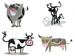 BFC1667 Crazy Cows Fun Set