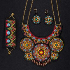 BFC1677 Dramatic Necklace Set