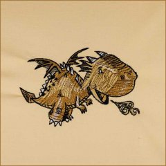 BFC1692 Sketchy Pals - Filled Version - Dragon