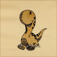 BFC1692 Sketchy Pals - Filled Version - Dino