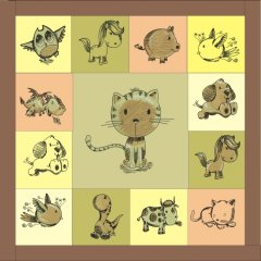 BFC1692 Sketchy Pals - Filled Version
