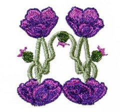 Art Nouveau Medium Anenome