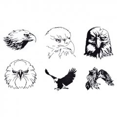 BFC1714 Blackwork Eagles