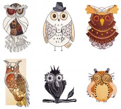 BFC1718 Steampunk Owls
