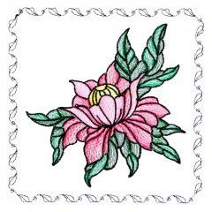 BFC1742 Stained Glass Floral Blocks - 08