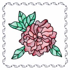 BFC1742 Stained Glass Floral Blocks - 12