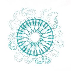 BFC1754 Ernst Haeckel's Ocean Quilt Blocks - 03