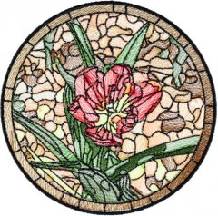 BFC1755 Stained Glass Circles and Frames - 07