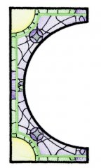 BFC1756 Stained Glass Circles and Frames - 08